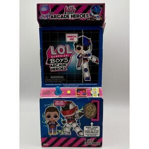 LOL Surprise Boys Arcade Heroes - Action Figure Doll With 15 Surprises Ages 4 +